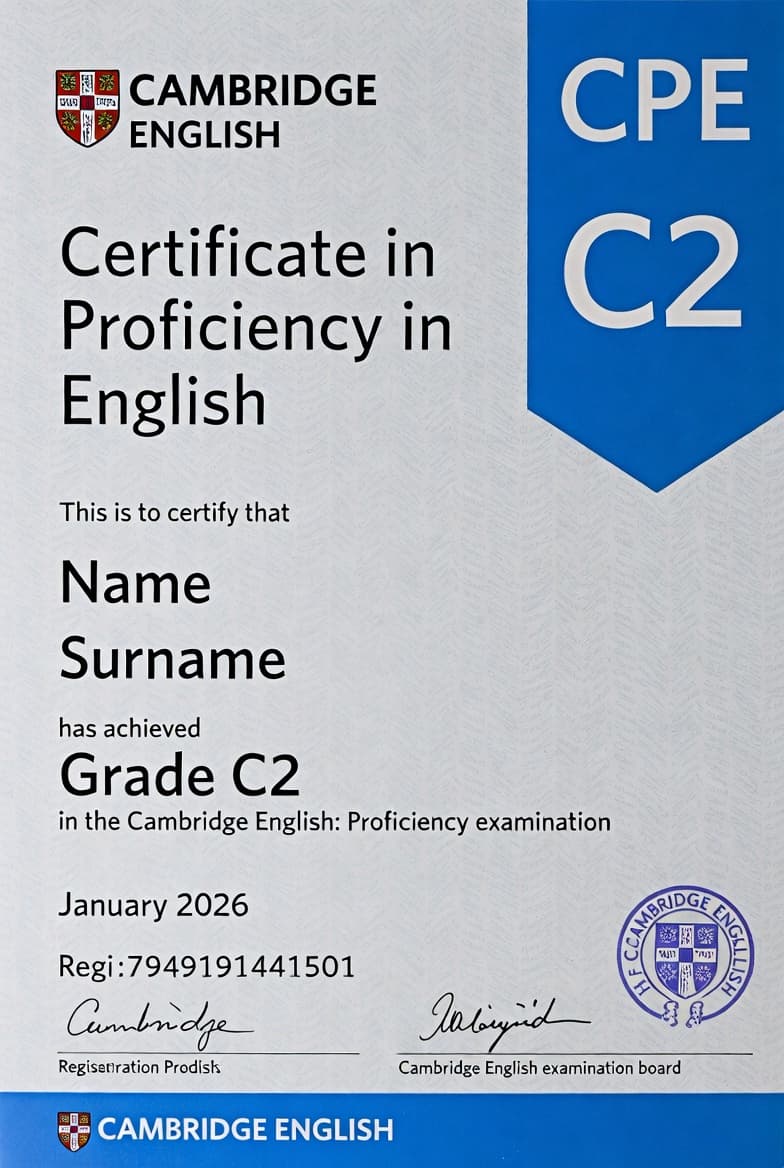 CPE (C2 Proficiency)